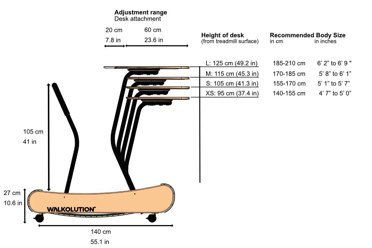 Walkolution 1 Desk Attachment