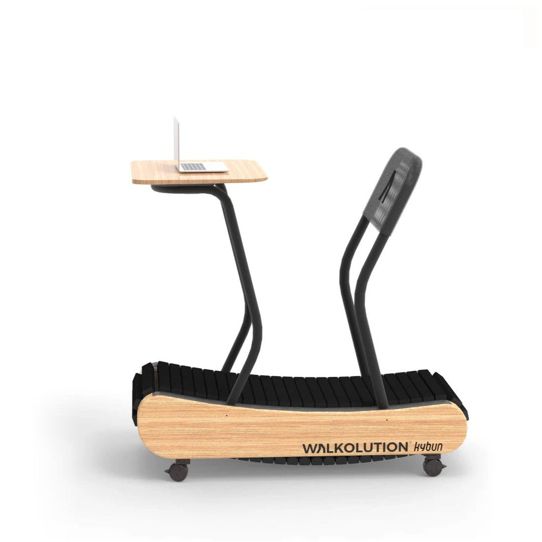 Wooden treadmill, manual treadmill, walking treadmill, treadmill desk, height adjustable desk, soft WALKOLUTION 