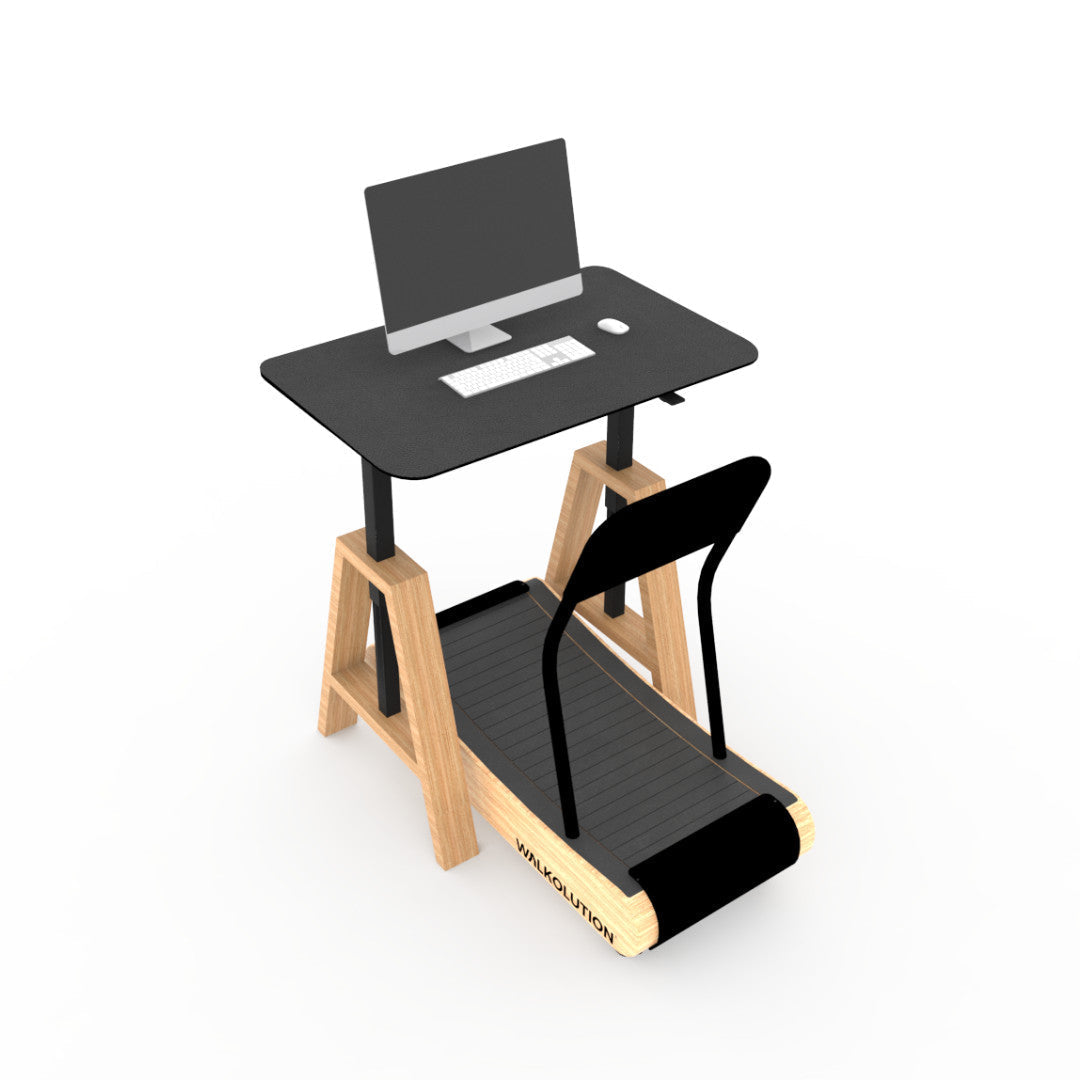 Wooden treadmill, manual treadmill, walking treadmill, treadmill desk, height adjustable desk