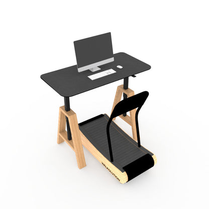 Wooden treadmill, manual treadmill, walking treadmill, treadmill desk, height adjustable desk
